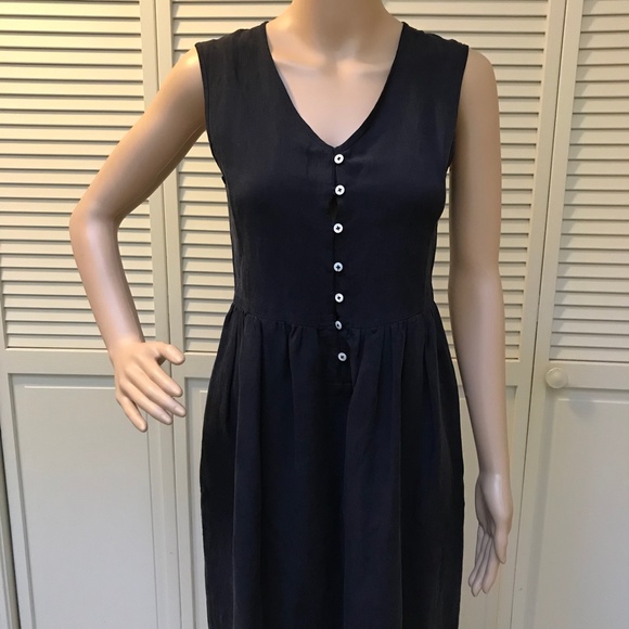 Steven Alan Colorblock Silk & Linen Blend Maxi Dress SP - Picture 7 of 12